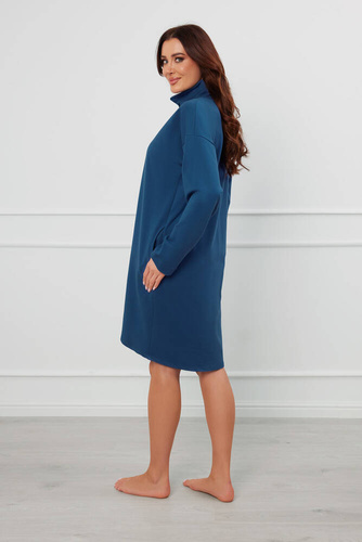 Szlafrok Damski na zamek Grafi Italian Fashion - jeans 