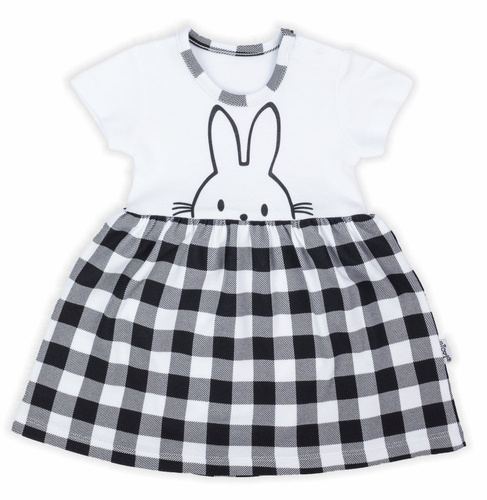 163373 Bunny Kratka Sukienka bawełniana Nicol