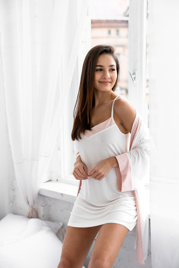 Sensis Koszula nocna Nelli - ecru