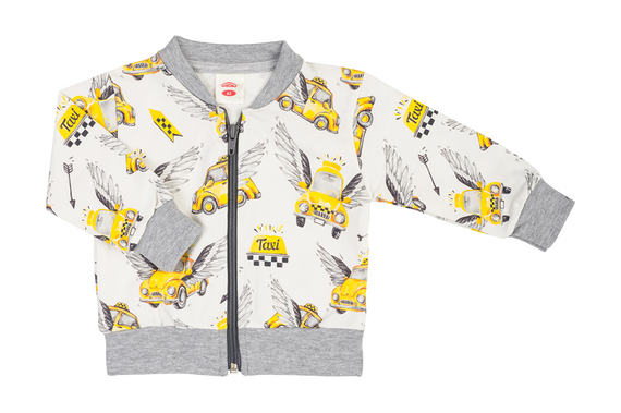 Dres niemowlęcy "Taxi 1" Makoma szary