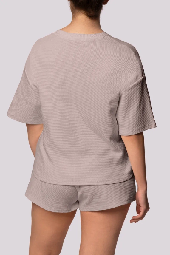 Piżama damska Cozy shortsleeve Mona różowy