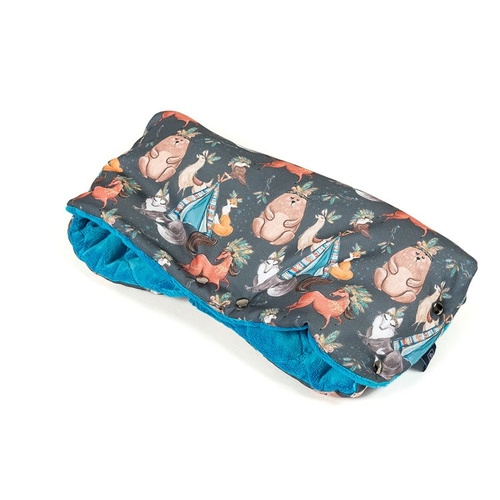 Mufka do wózka zimowa Baleriny - Light pink Cocobird jasny róż