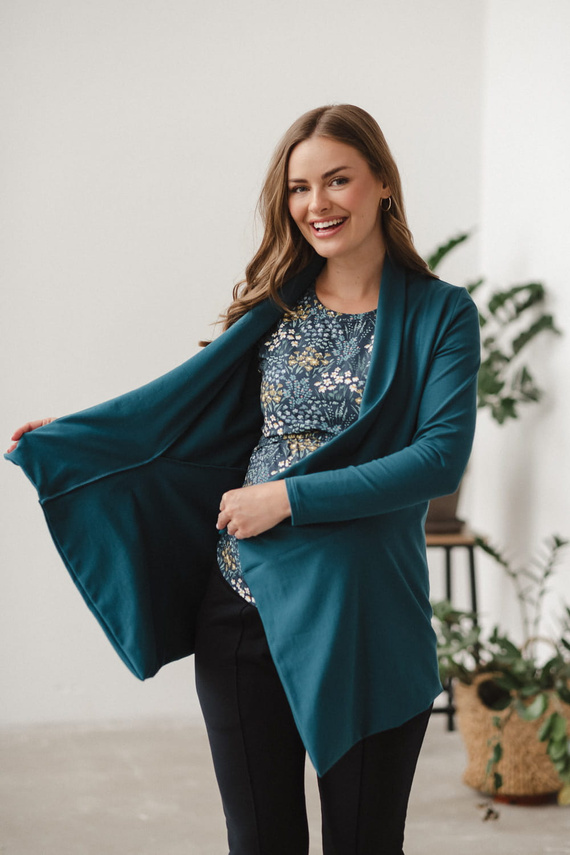 Kardigan ciążowy Mama Wrap Milk&Love morski