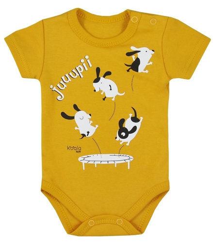 "JUPI LATO" Body niemowlęce krótki rękaw  Koala- czerwony