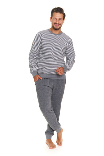 PMB.5248 Piżama Męska Doctor Nap - dark grey