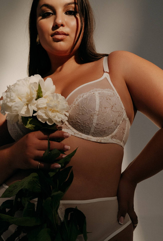 1396 Lily Miękki Biustonosz Ava ecru