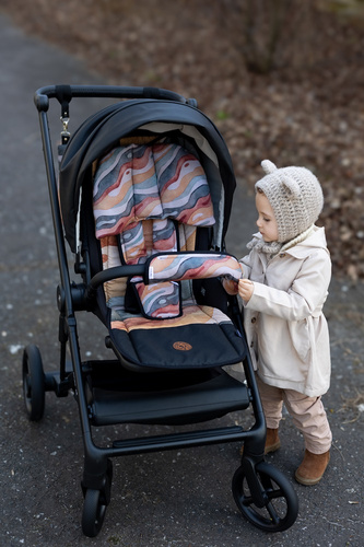 Wkładka do wózka Memory Uni Rainbow Mountain Makaszka