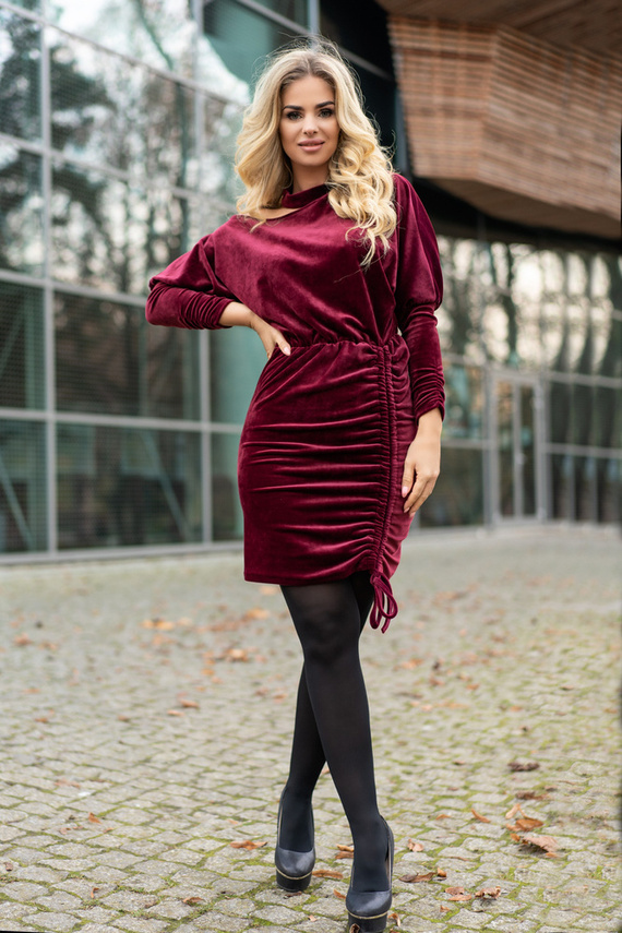 Sukienka damska Milona 0112 Merribel - maroon
