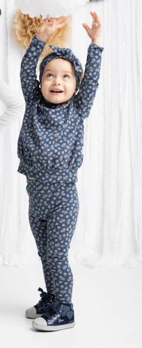 179138 Sonia Bluzka z długim rękawem Nicol - granat