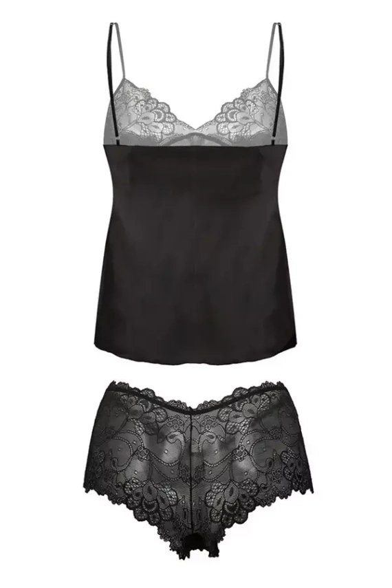 Felicia Komplet piżama damska DKaren - czarne