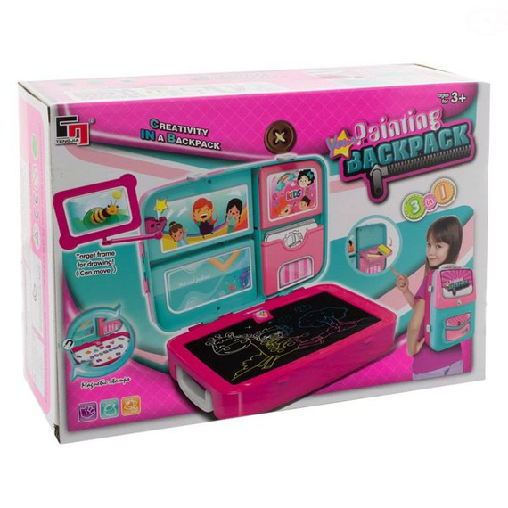 Zabawka plecak do nauki Eurobaby niebieski