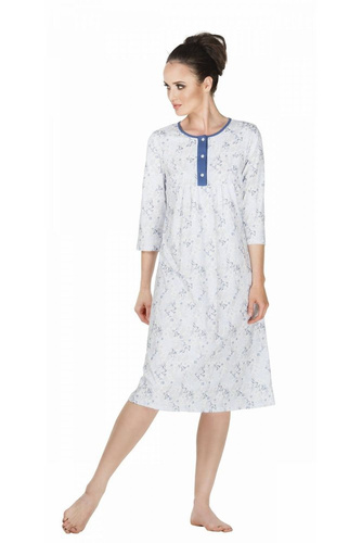 6167 Helena Koszula nocna damska Mewa niebieska