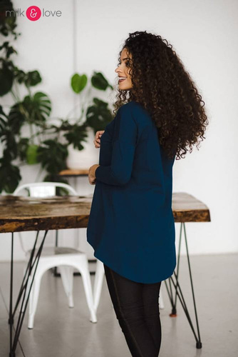 Bluzka ciążowa i do karmienia Mommy Milk&Love poseidon