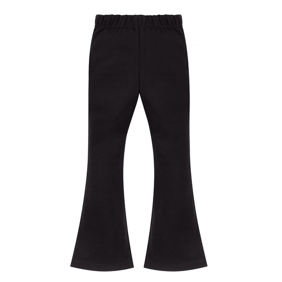 Legginsy bawełniane dzwony Tres Bien Pinokio - czarny 