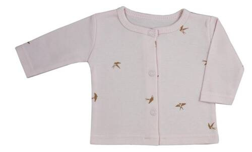 Kaftan niemowlęcy Jaskółki Koala - różowy