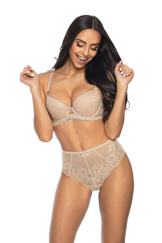 F-3533/5 Milou Figi damskie Mat - beżowy