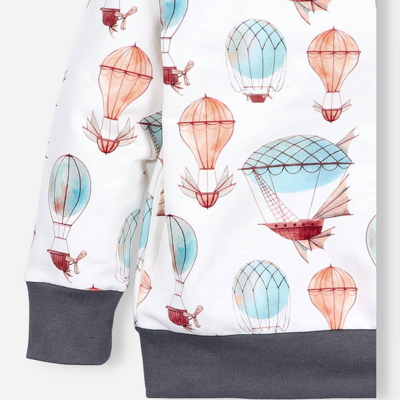 Bluza dresowa z kapturem I love Colors - balony