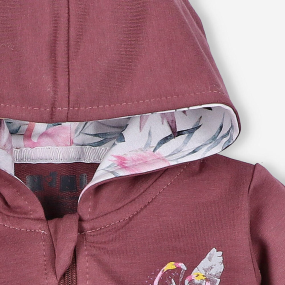 Bluza dresowa Flamings Nini bordowy
