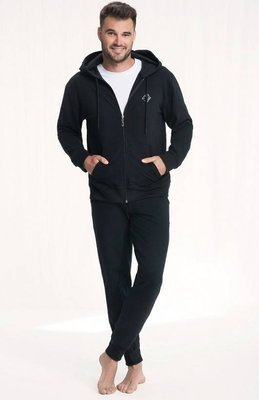 Dres męski z kapturem 890 Luna - czarny