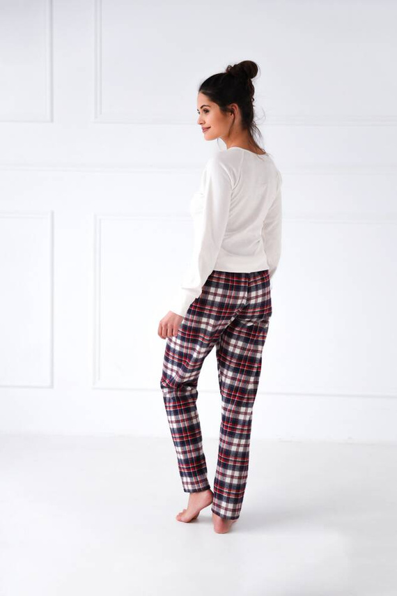 Piżama damska Mollie Sensis -śmietanowy