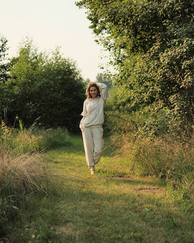 DRS.4308 Bluza dresowa Doctor Nap - salt pepper