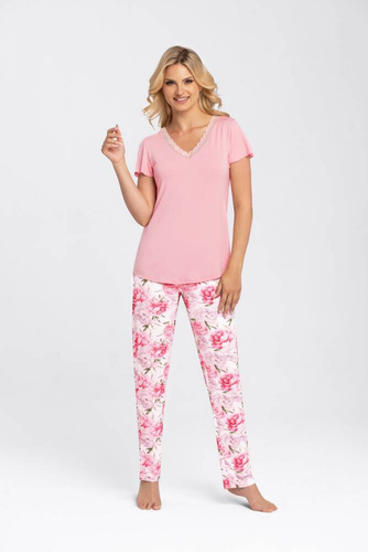 Piżama Damska Tiffany Babella- róż