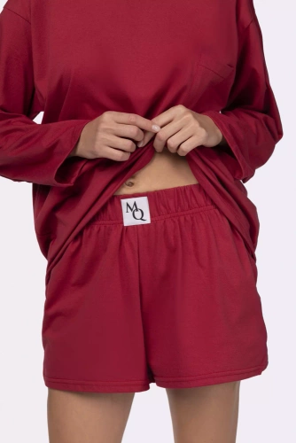 Piżama damska Joy longsleeve Mona burgund