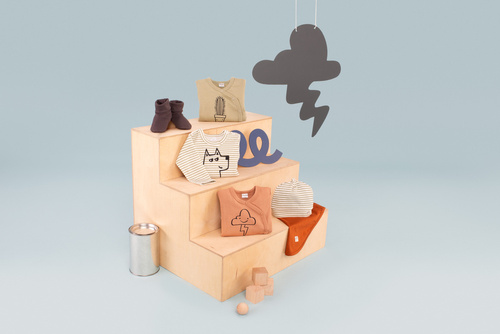 Body z długim rękawem Olivier Pinokio - ecru