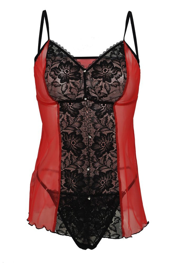 Marcela Komplet damski DKaren czerwony