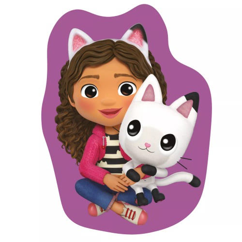 Fioletowa poduszka Gabi z Kociego Domku 40 cm – Jerry Fabrics