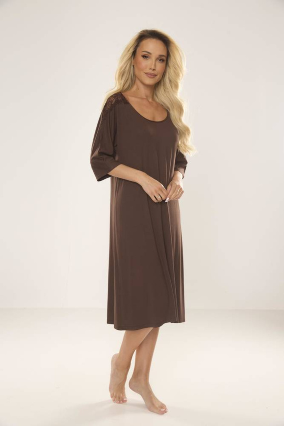 Koszula nocna 616 Ramona Forex - brąz