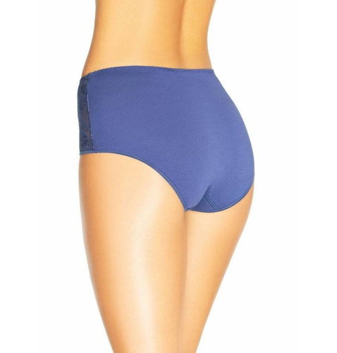 Figi z wysokim stanem Loren Teyli - granatowy