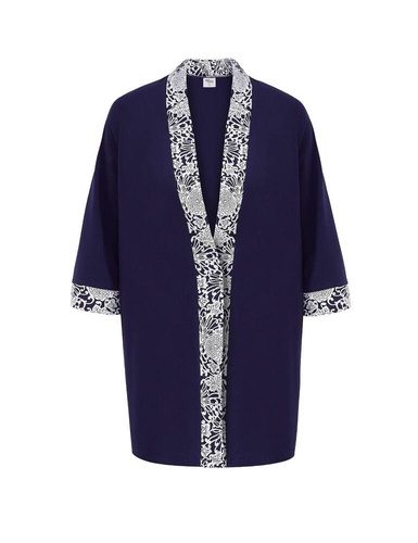 Szlafrok damski Bonżurka 251 Cana - granatowy