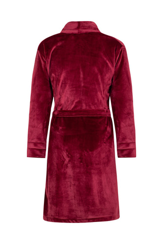 Szlafrok damski polarowy Elen ByShelly - bordowy