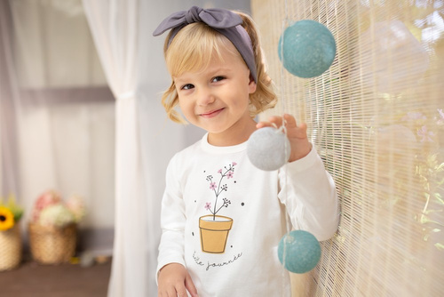 Bluzka z długim rękawem Tres Bien Pinokio - ecru 