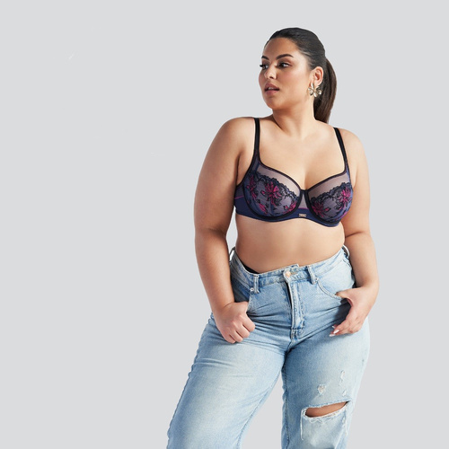 Biustonosz soft 2120 miękki Ava - granatowy