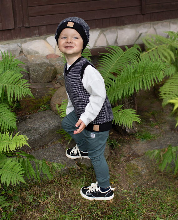 Kamizelka wciągana Le Tigre Pinokio - czarny