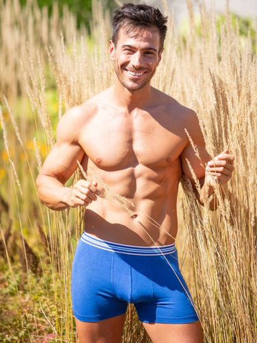 Bokserki męskie MXH 779 Key niebieski