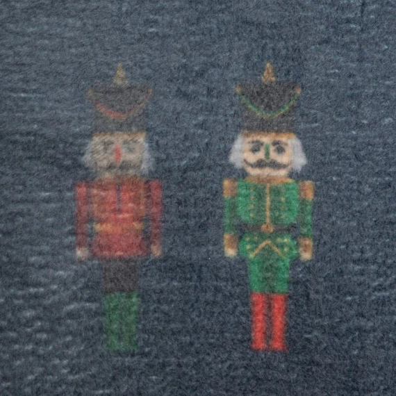 Świąteczny koc narzuta krata Peter Eurofirany granatowy/czerwony