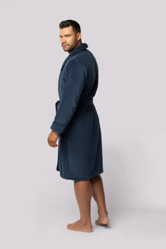 Szlafrok męski Elegant Envie navy