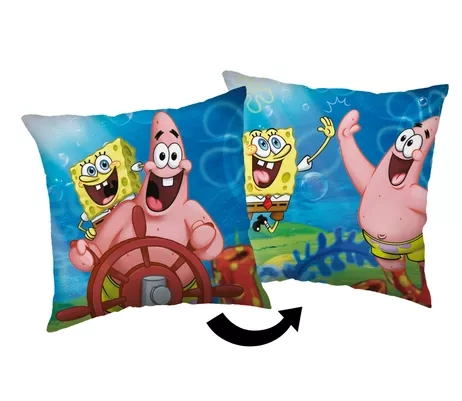 Poduszka dziecięca dekoracyjna Sponge Bob "Sea" Jerry Fabrics