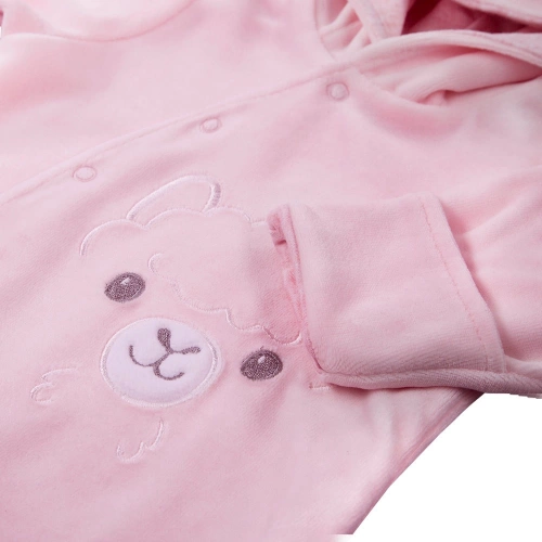 Pajac welurowy "Baby Love" Ewa Klucze - niebieski 