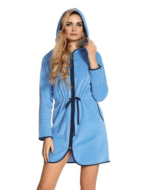 313 Desiree Szlafrok damski De Lafense - jasny niebieski