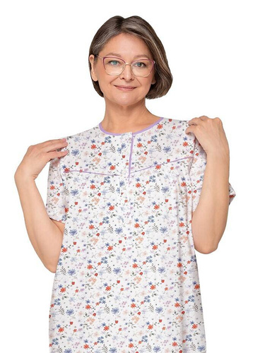 Koszula nocna damska Bogna 203 I Martel niebieski