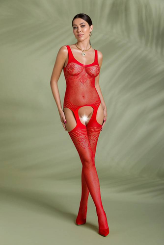 Bodystocking ECO BS008 Passion czerwony