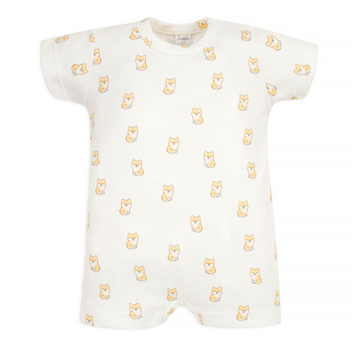 Rampers dla dziecka Lovely Day Pinokio - ecru pieski