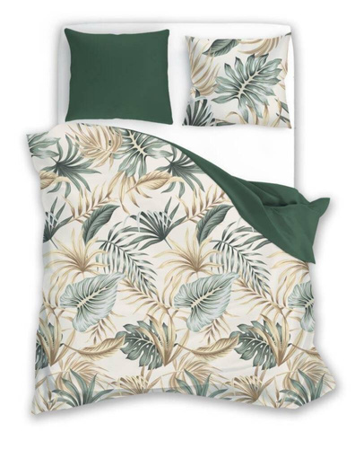 Pościel Liście Monstery  Letni Sen 002 Faro szary