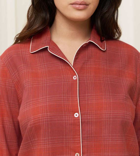 Koszula nocna Boyfriend NDW X- red