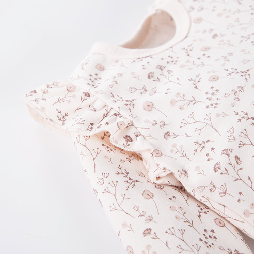 Body dziecięce Bloom Eevi - ecru druk