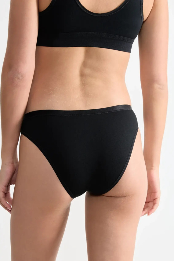 Figi Damskie Go Daily Cotton Mini Sloggi - black